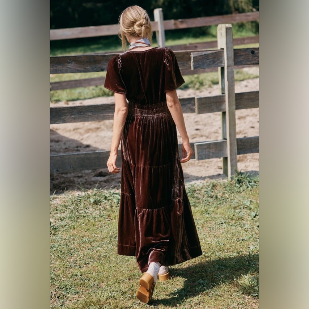 ❤️🔥Firm Price❤️🔥The Somerset Velvet maxi dress - Picture 5 of 10